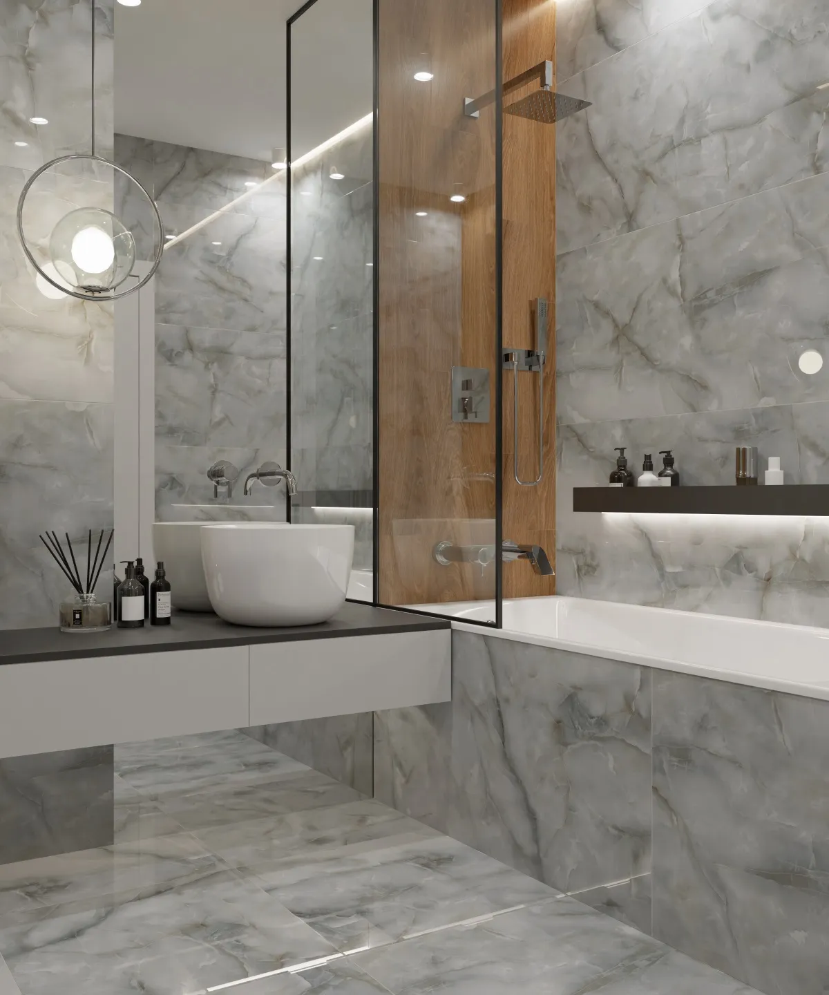 Керамогранит Primavera Marvel Onix Grey Polished 60х60 см (PR143)