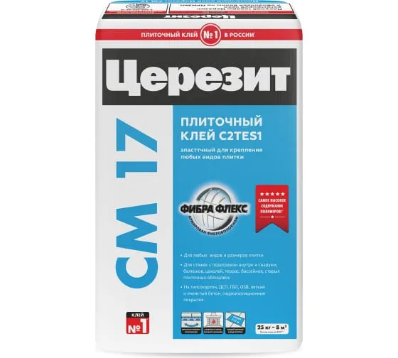 Клей плиточный Ceresit CM-17 25 кг