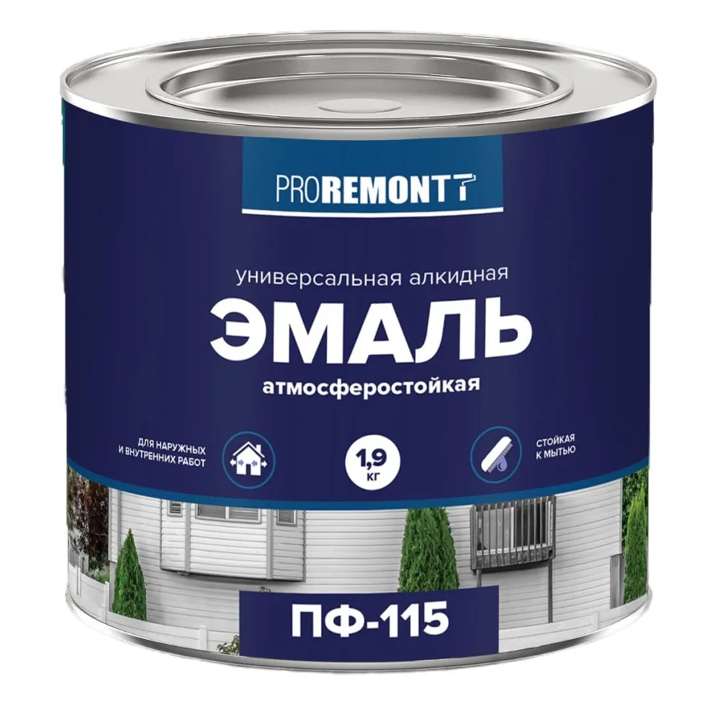Эмаль "Проремонт" ПФ-115 1,9 кг голубая/0006623/