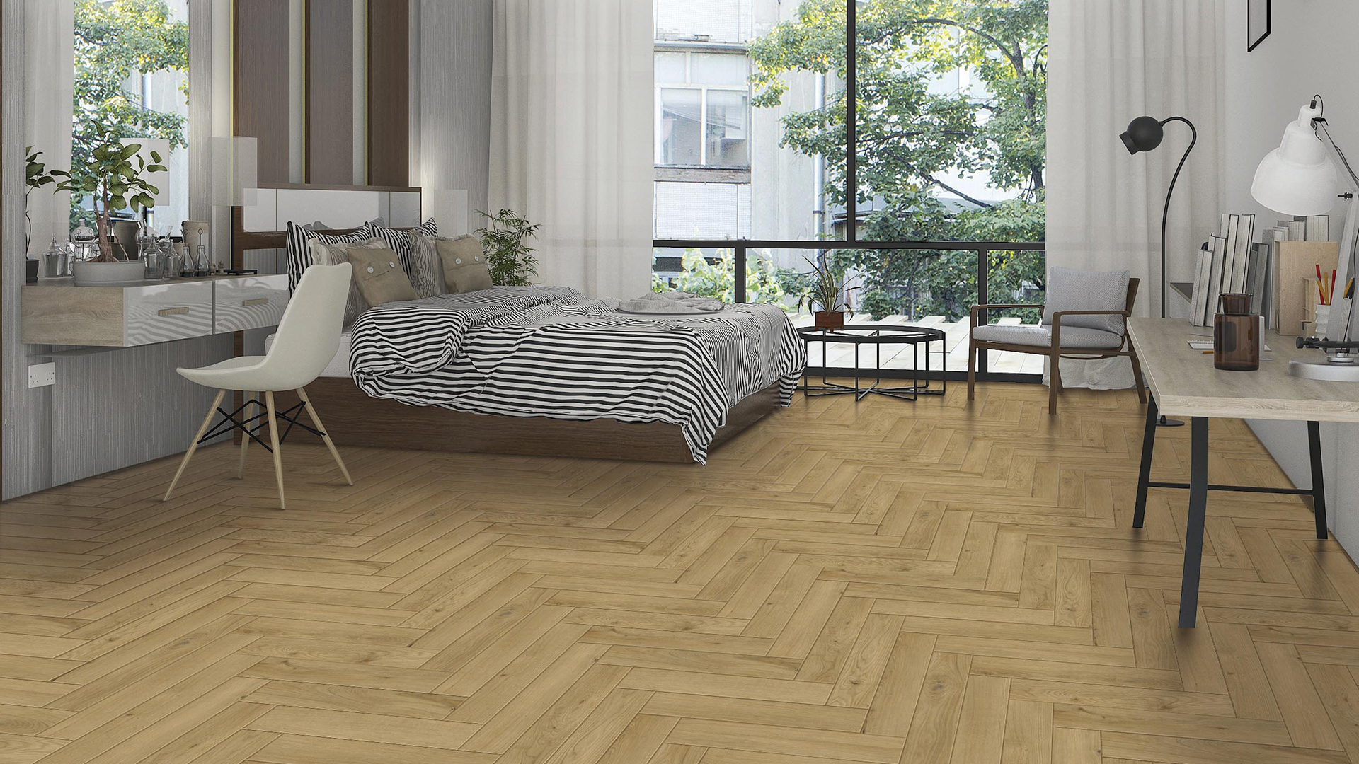 Кварцвинил Craft Core Wood Parhir Красный дуб фьорда