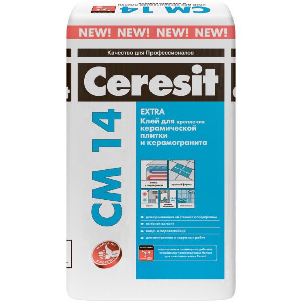 Клей плиточный Церезит Extra CM-14 