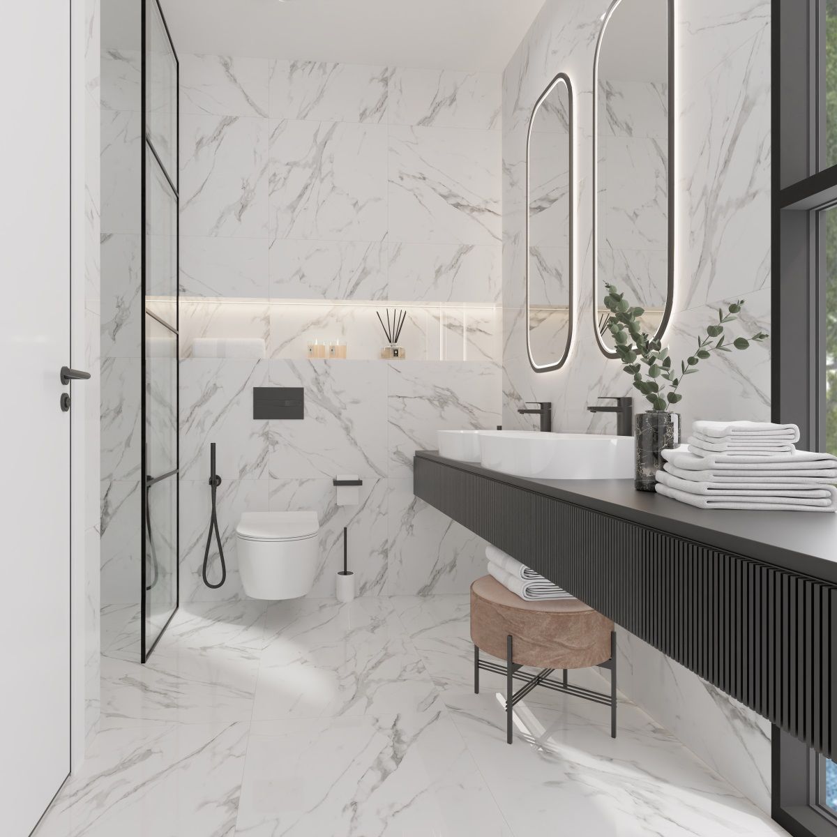Керамогранит Calacatta Venatino 60*60см Polished 1,44м2 