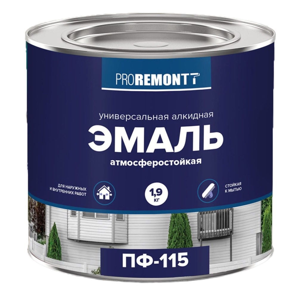 Эмаль "Проремонт" ПФ-115 1,9 кг голубая/0006623/