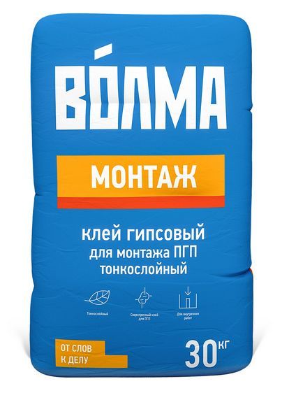 Клей монтажный ВОЛМА-МОНТАЖ 30 кг