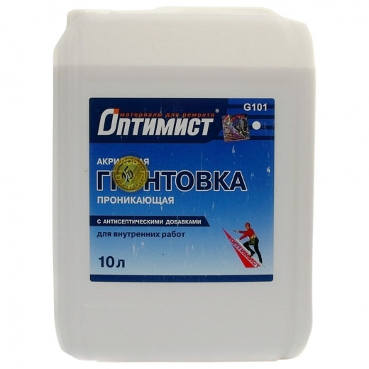Грунтовка "Оптимист" для внутр.работ 10 л.