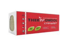 Утеплитель Изомин ThermoWool Стандарт(100*600*1200) (4шт/2,88м2/0,288м3/уп)(пл.32кг/м3)