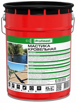 Мастика PROFIMAST кровельная (21,5л/18кг/металл)