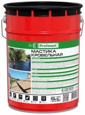 Мастика PROFIMAST кровельная (21,5л/18кг/металл)