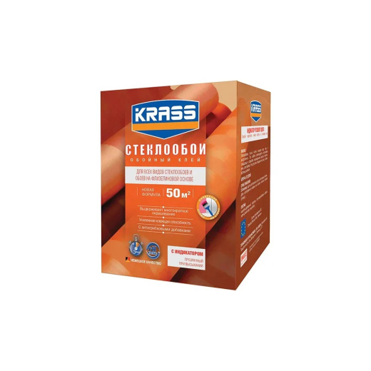 Клей обойный KRASS стеклообои (500г) /0005437/