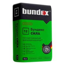 Клей плиточный 12 "Бундекс Сила" (25 кг)  (48 шт/паллета)