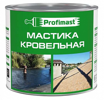 Мастика PROFIMAST кровельная (2л/1.8кг/металл)