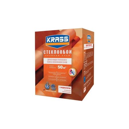 Клей обойный KRASS стеклообои (500г) /0005437/
