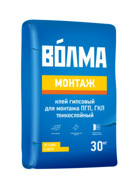 Клей монтажный Волма-монтаж 30 кг (45 шт/паллета)
