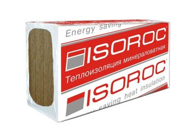 Утеплитель Изорок Изофас-110 (50*600*1000) (0,18м3,6пл,3,6м2) (пл.110кг/м3)
